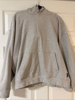 ASRV Light Gray Crewneck Pullover Hoodie